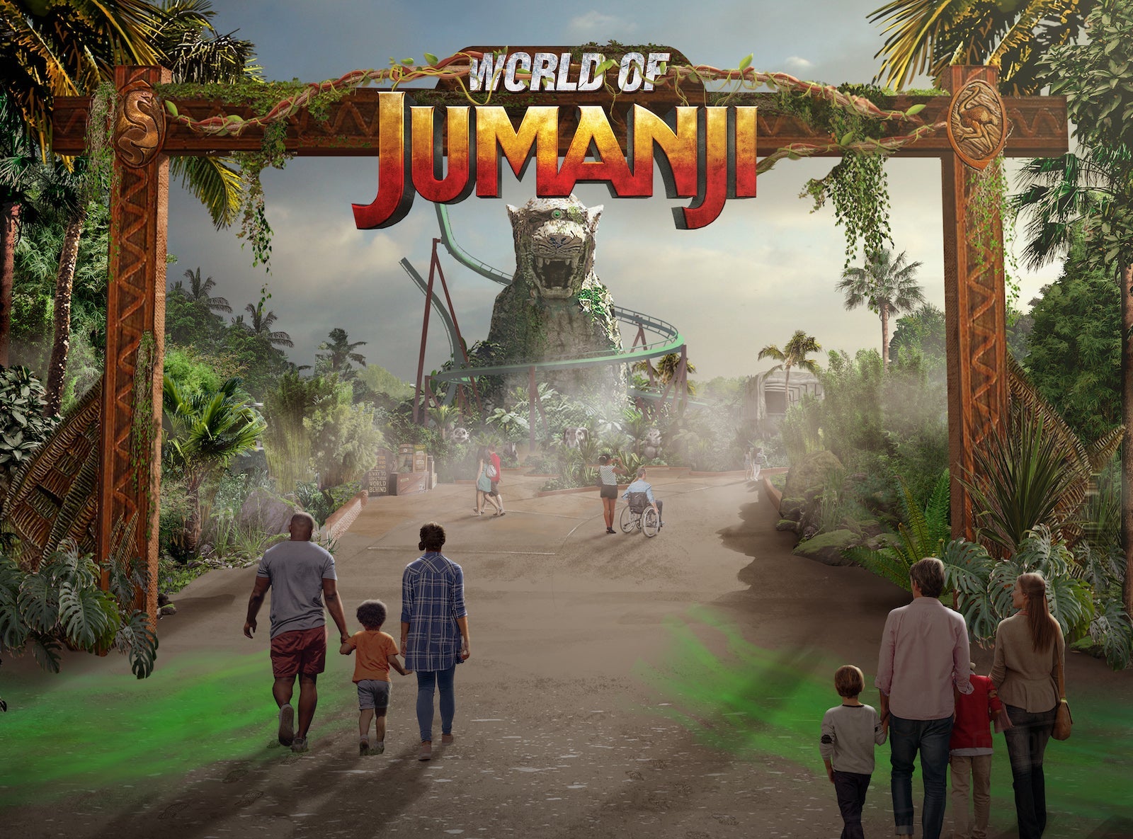 Jumanji themed land