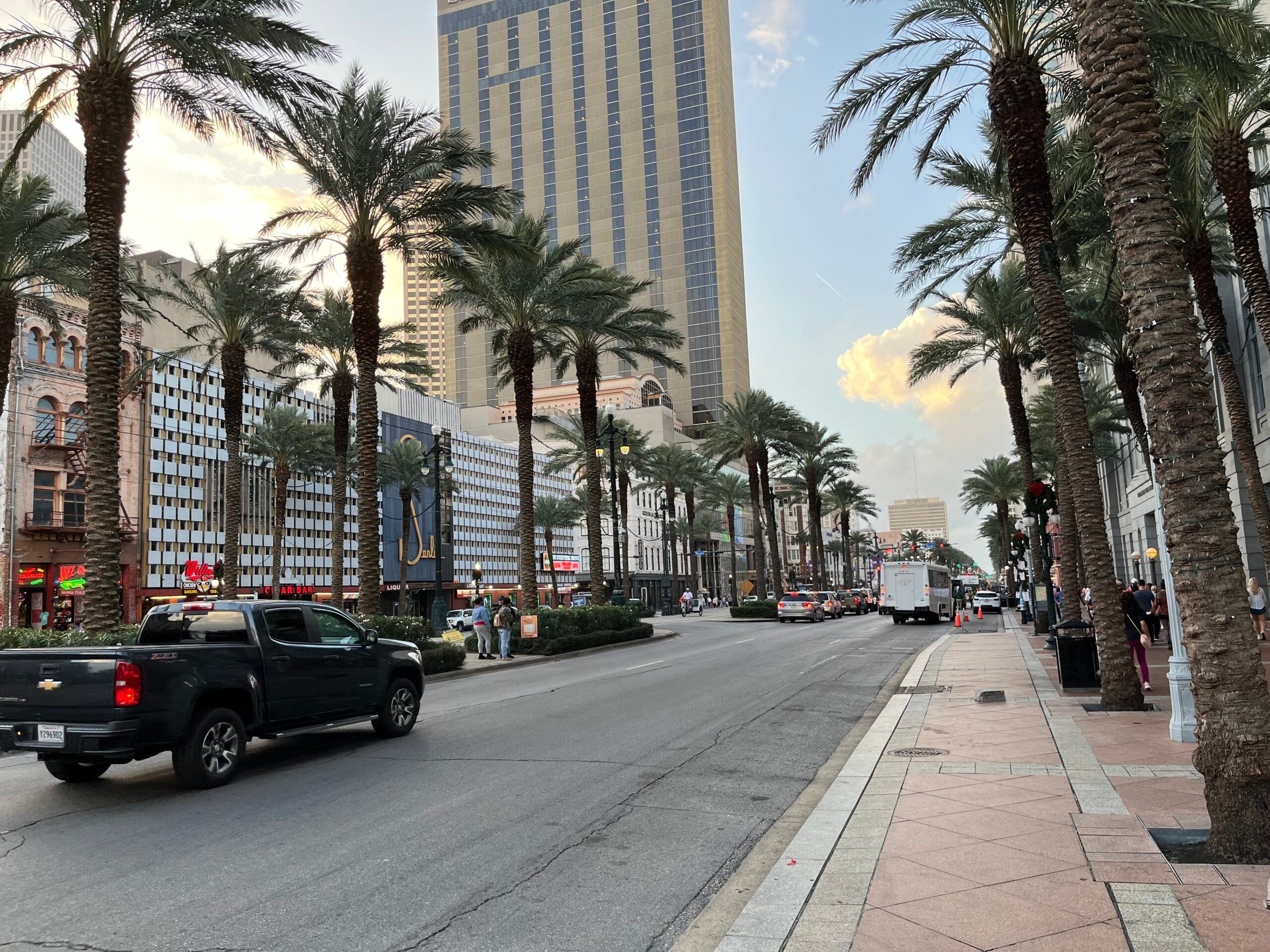 Canal street in New Orleans