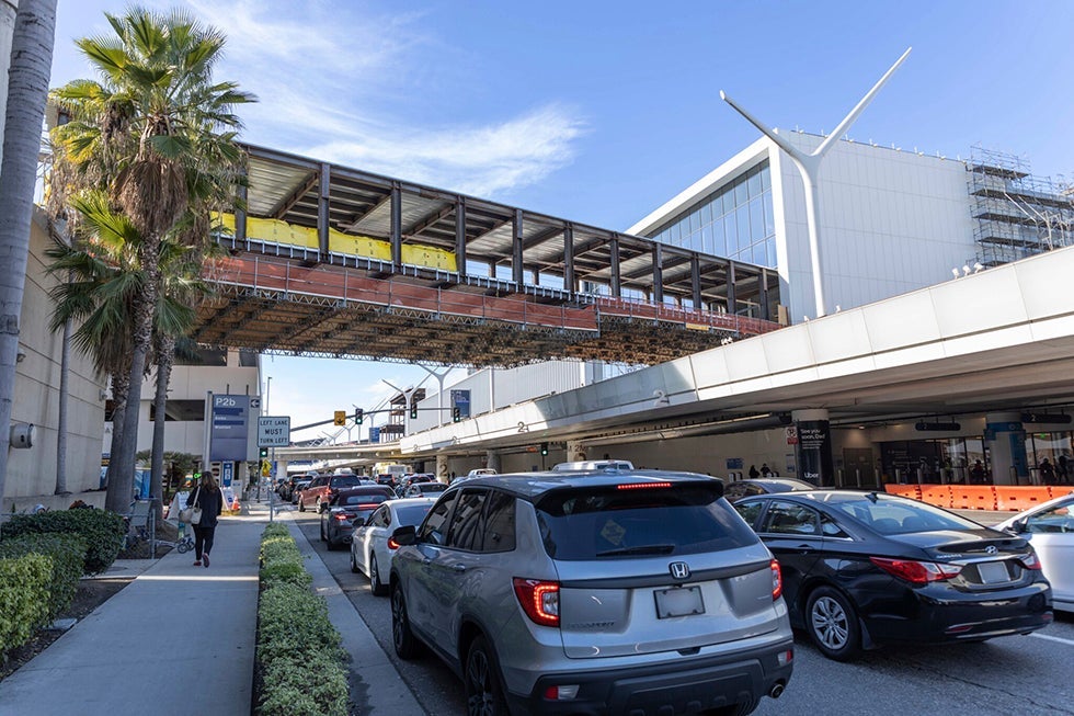 LAX pedestrian bridge
