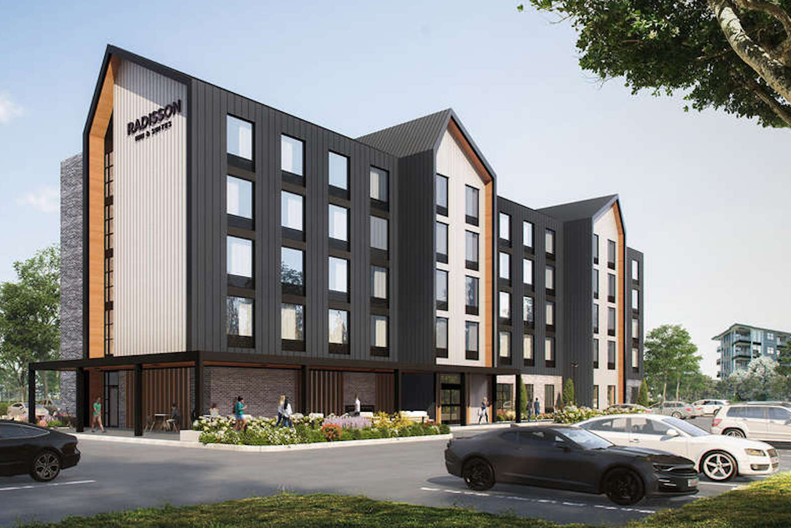 rendering of new hotel