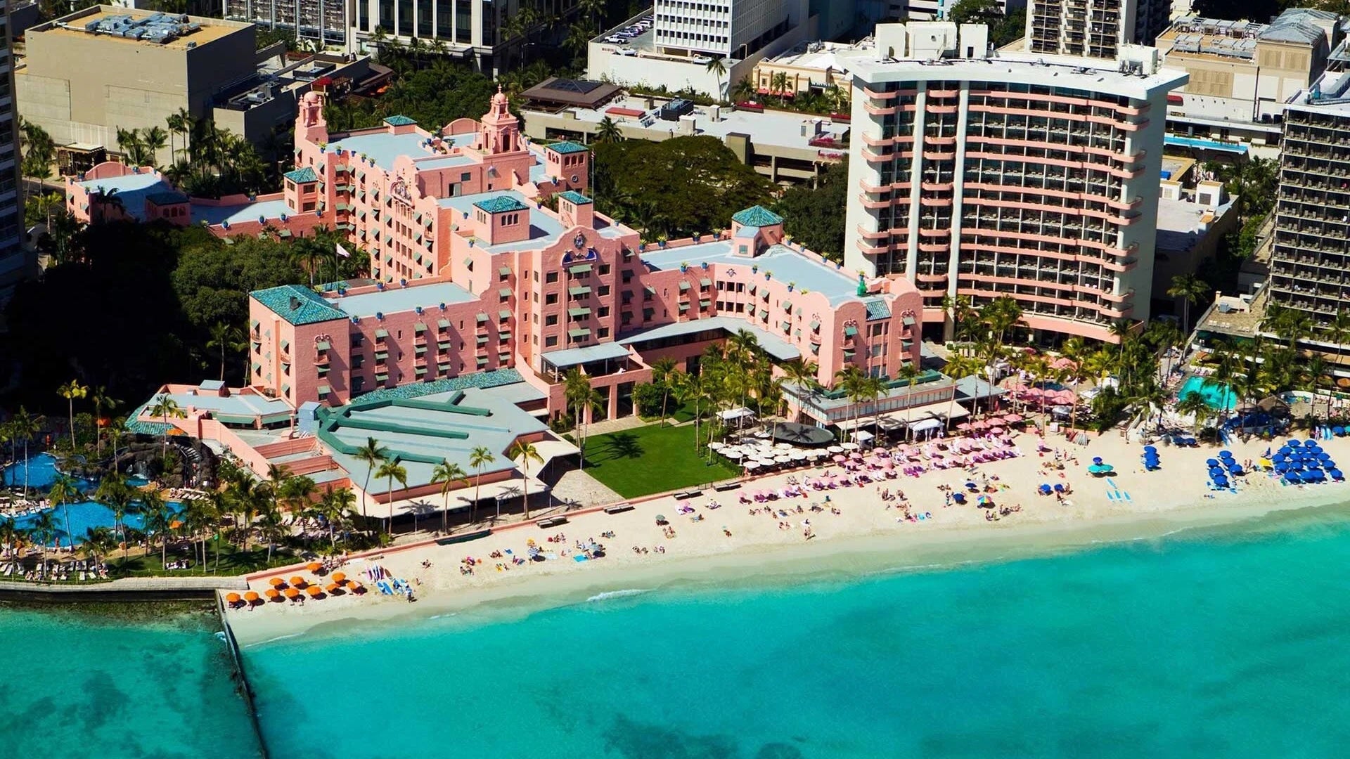 Arial view of luxury collection resort