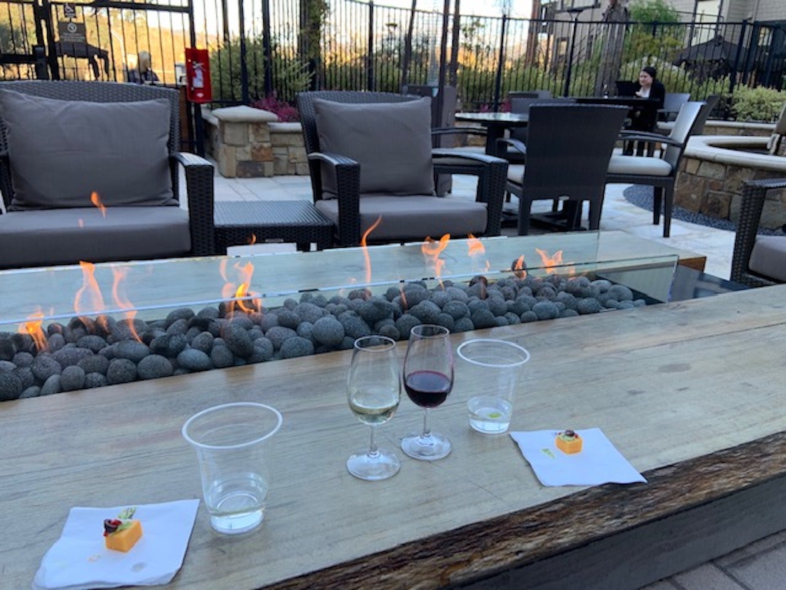 wine tasting at Westin Versa Napa