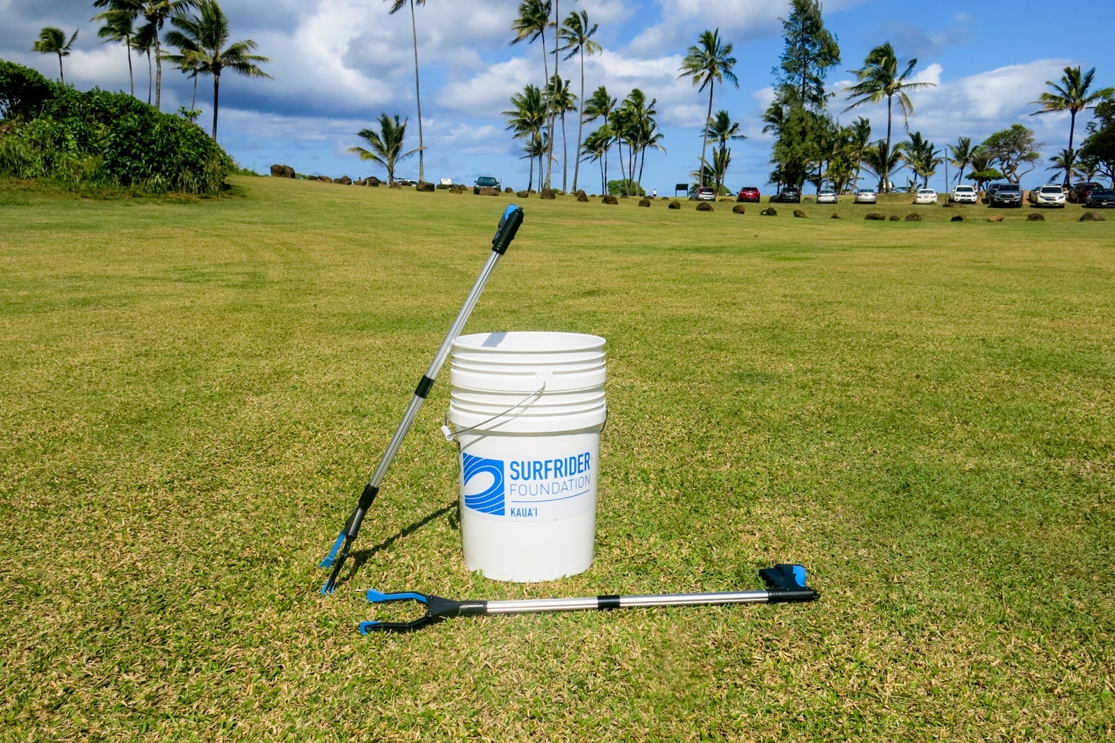 Beach clean up in Hawaii