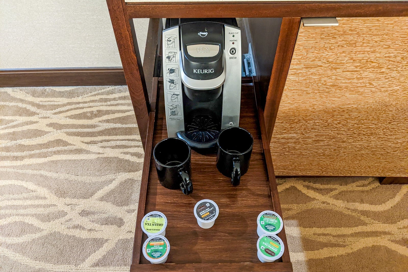 Coffee in room at InterContinental New York Times Square