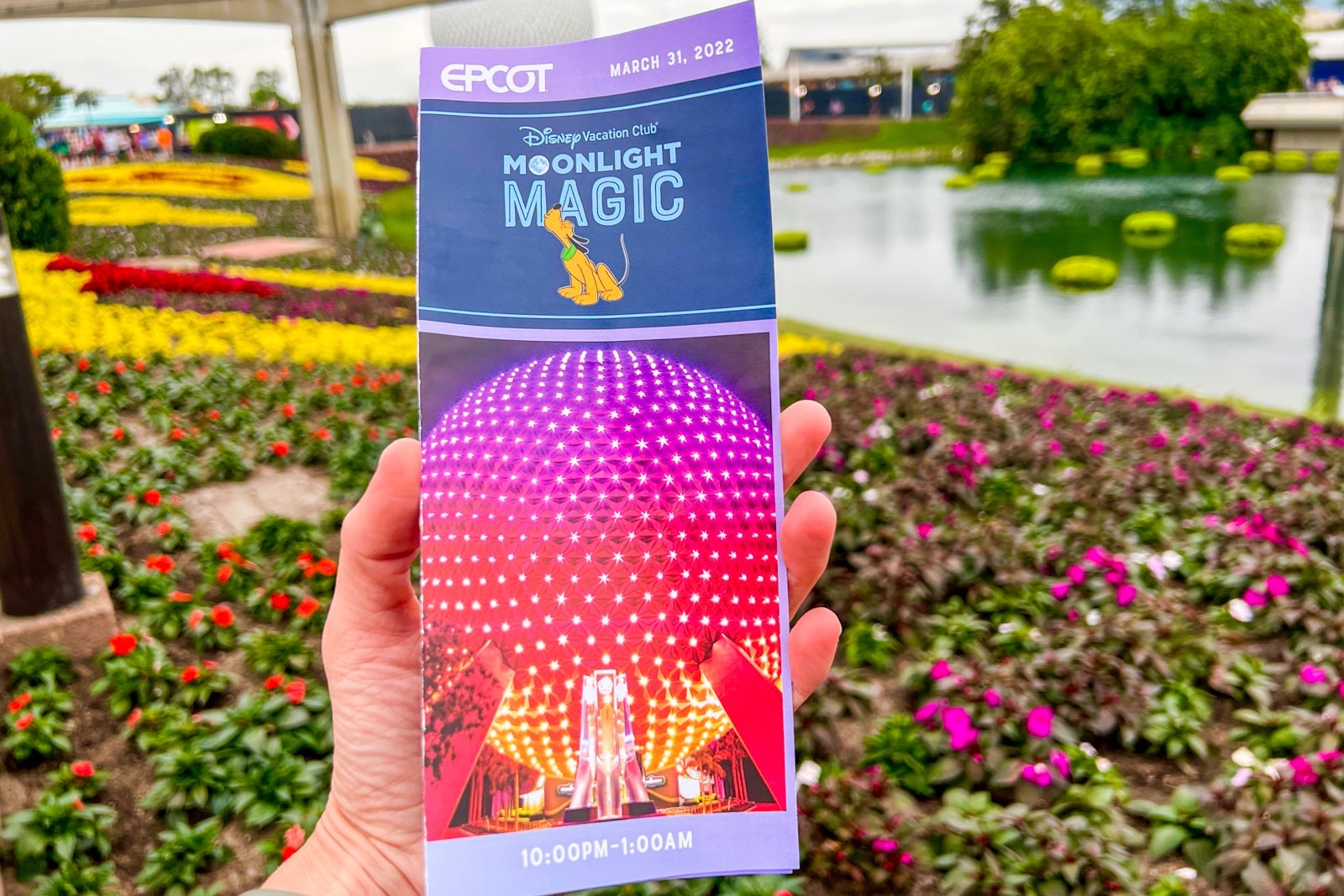 Moonlight Magic pamphlet at Disney World's Epcot