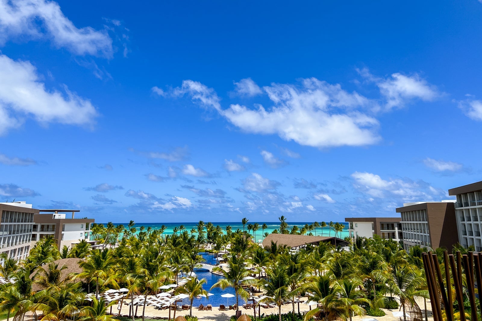 A view of the Hyatt Ziva Cap Cana.