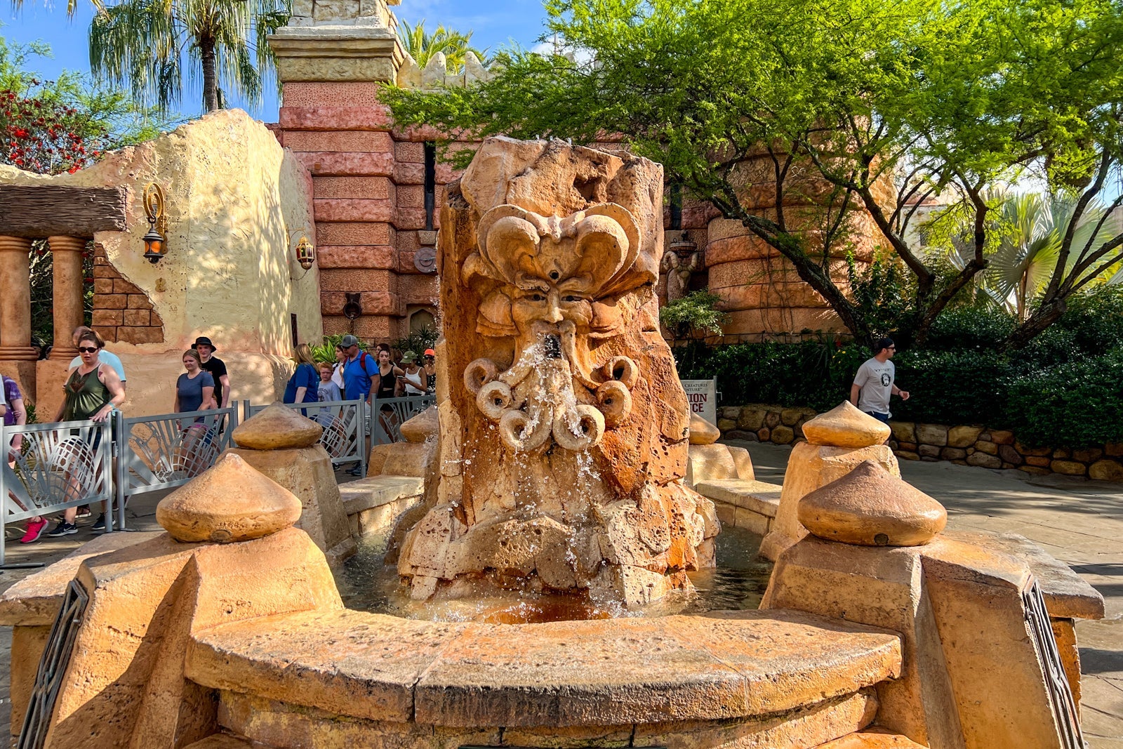 Decorative stone fountain