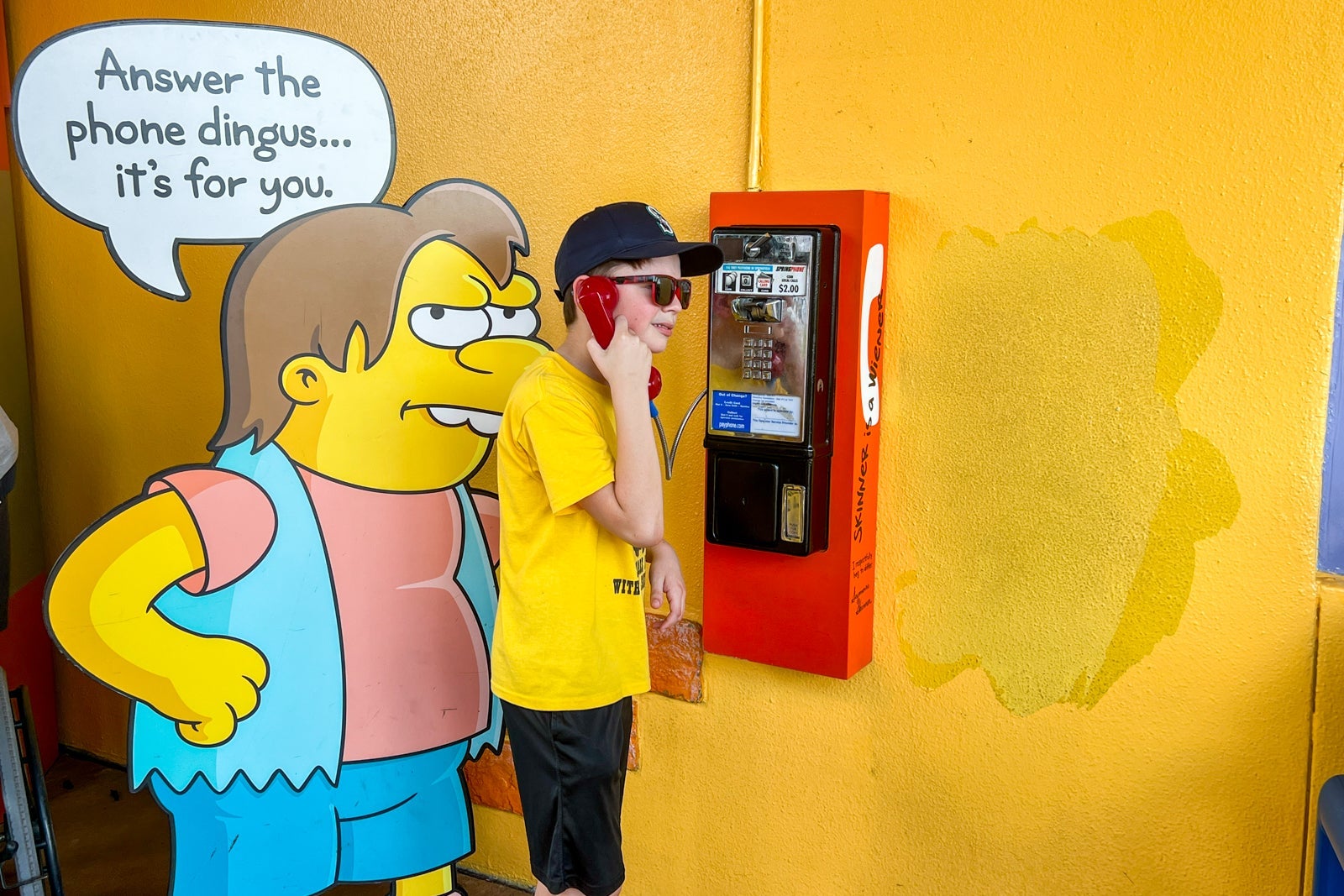 Child on phone