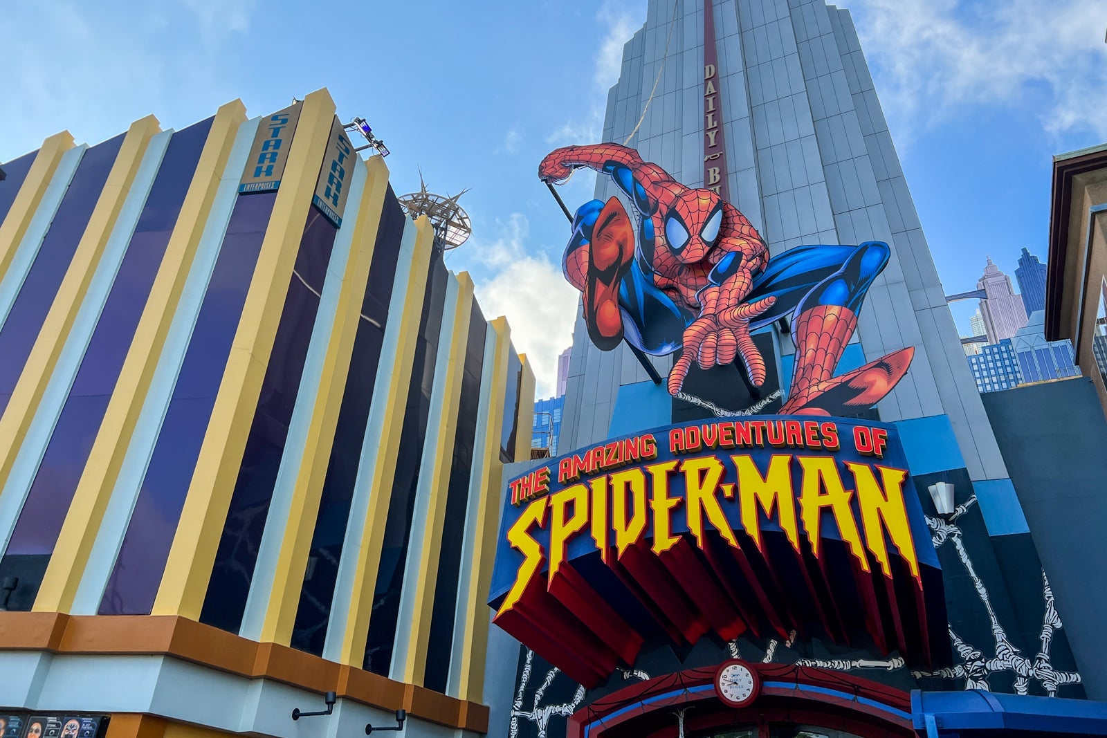 Entrance to The Amazing Adventures of Spider-Man ride