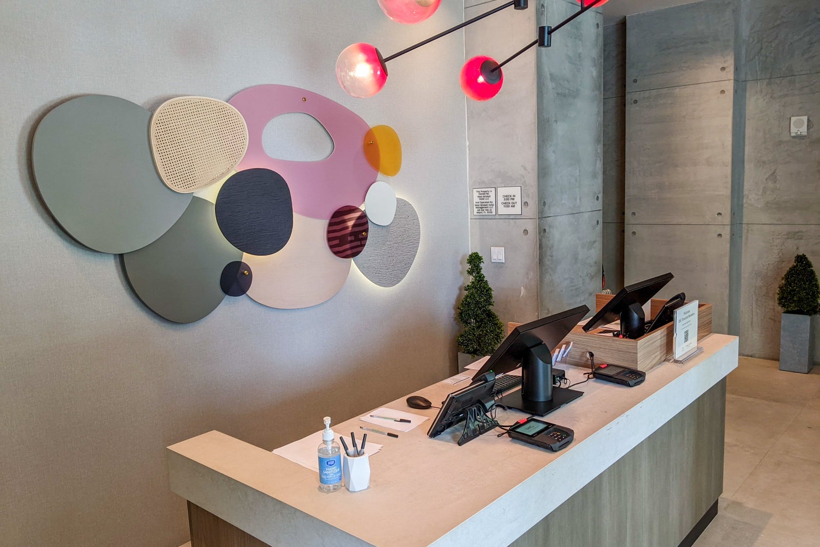 Atwell Suites Miami front desk