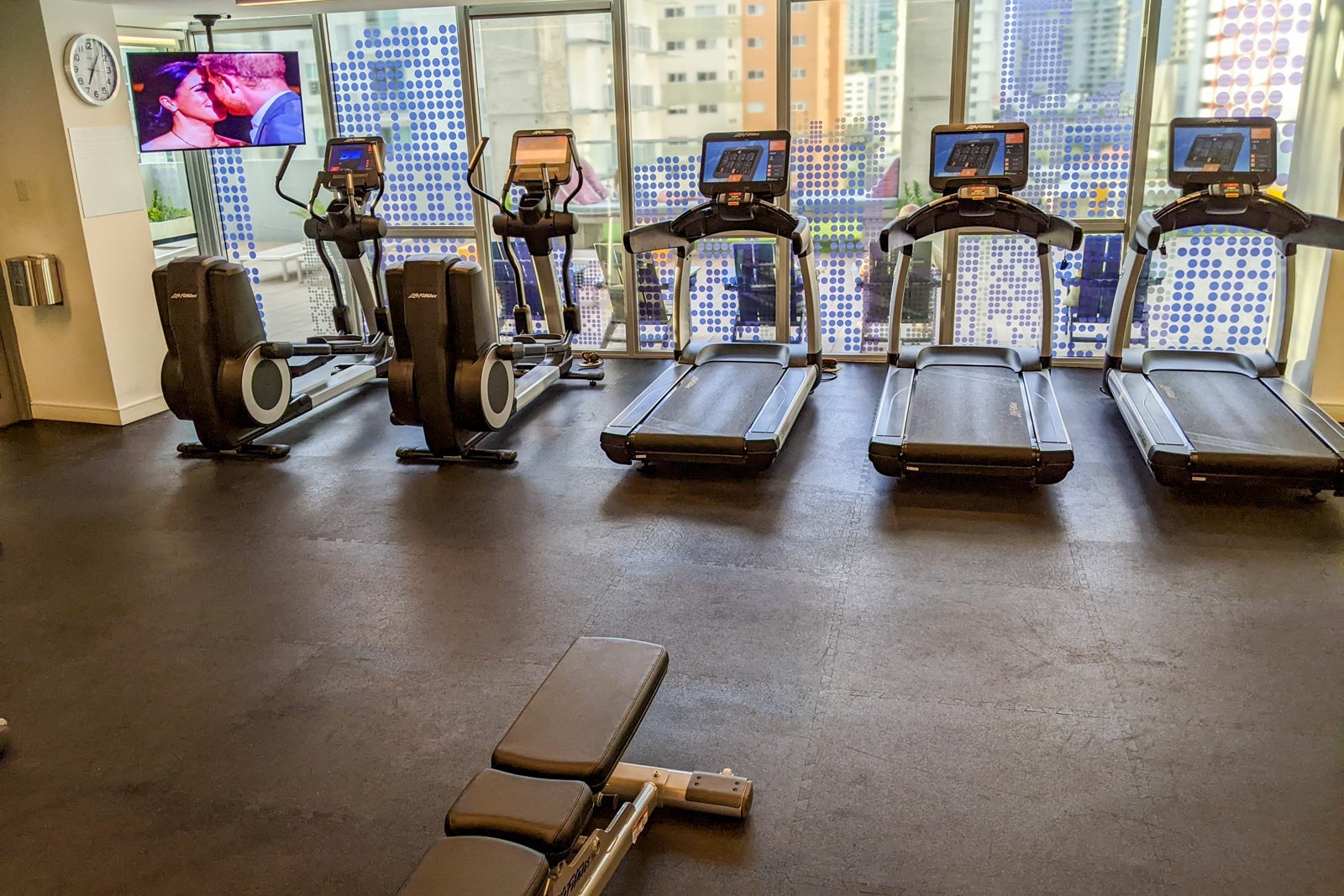 Hotel Indigo and Atwell Suites Miami gym