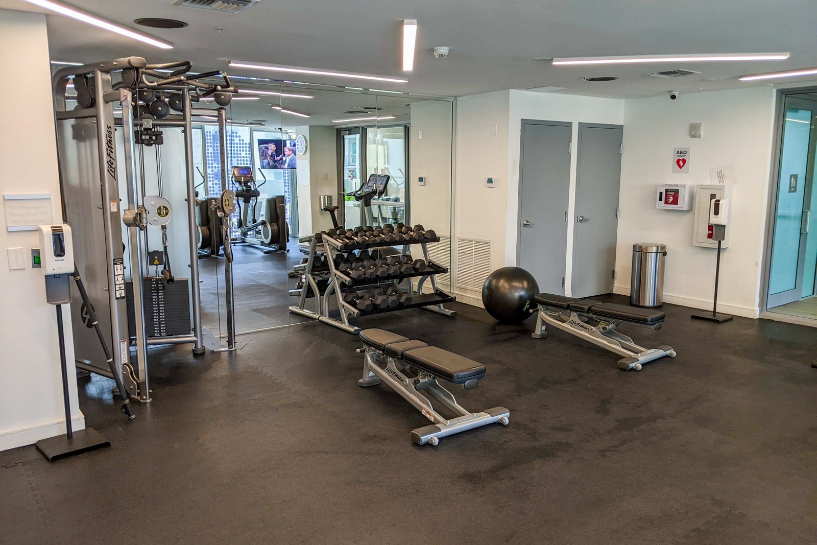Hotel Indigo and Atwell Suites Miami gym