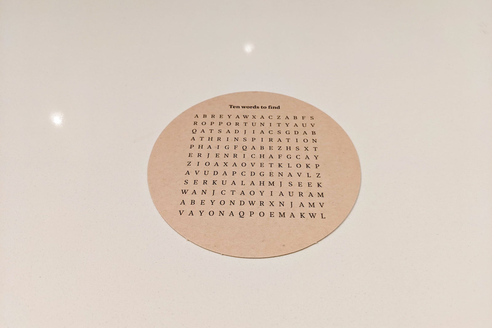 Atwell Suites Miami drink coaster