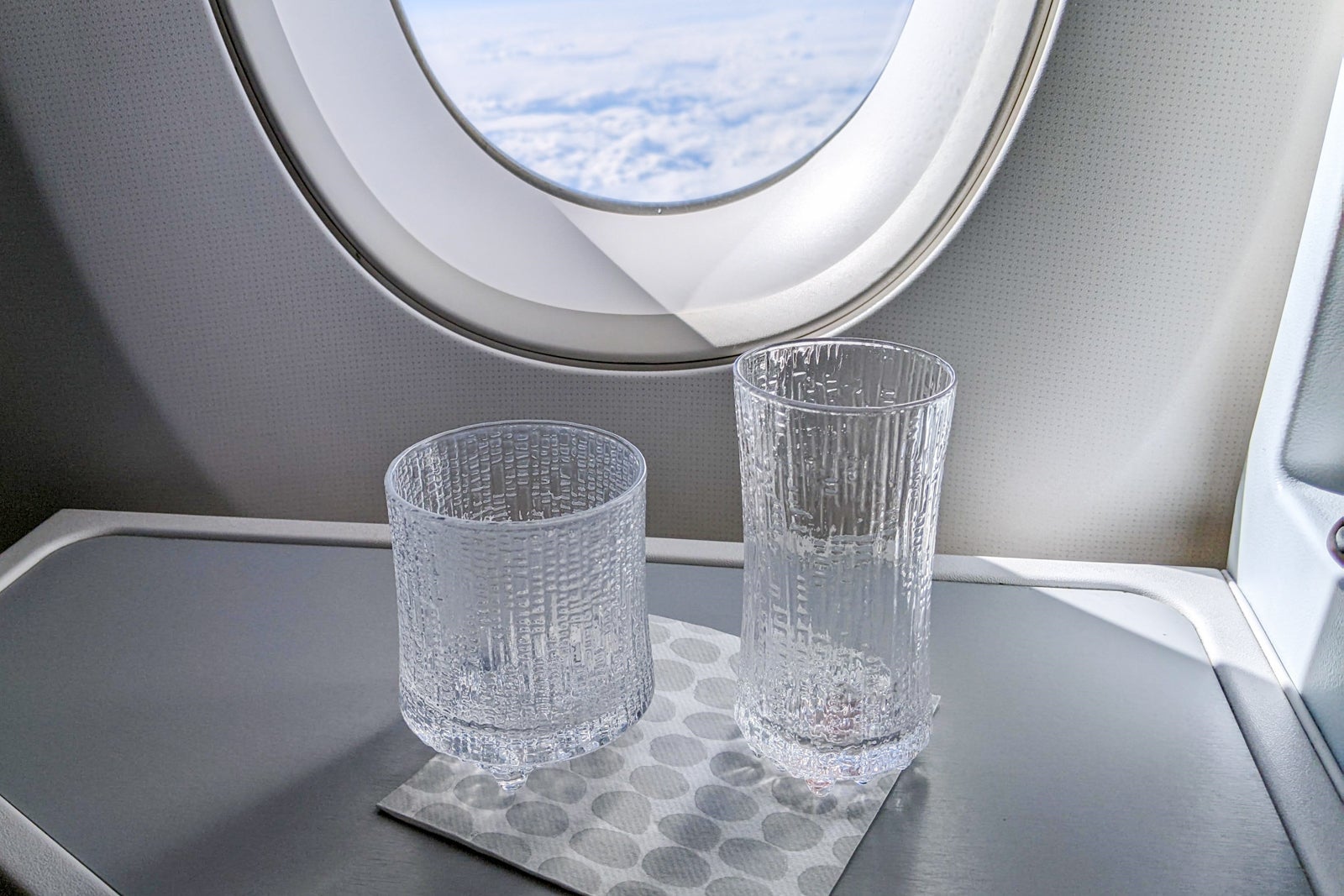 Finnair glassware