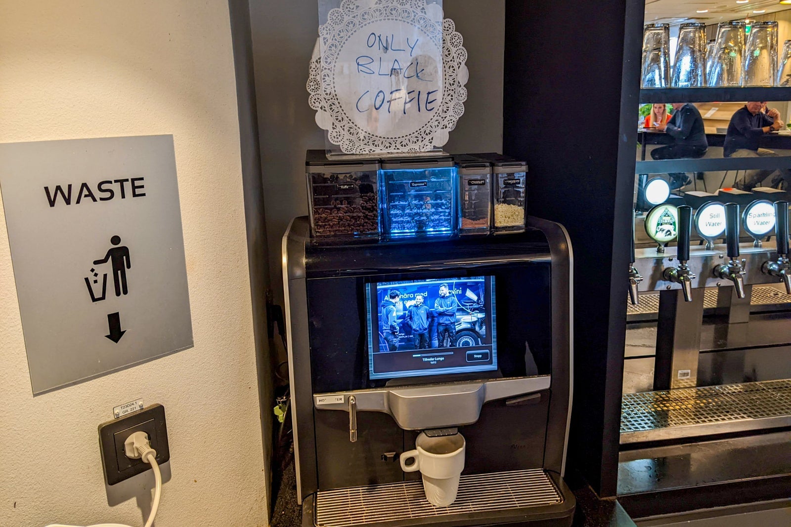 Dining at Norrsken lounge