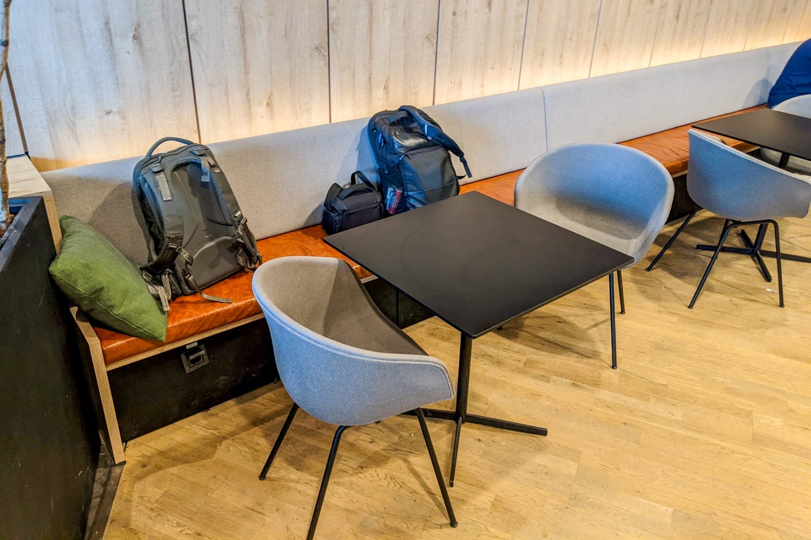 Table at Norrsken lounge
