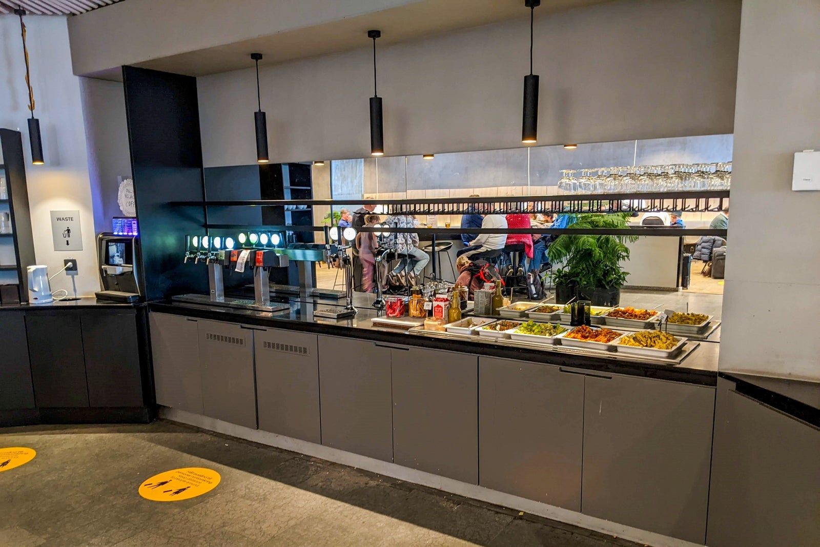 Dining at Norrsken lounge