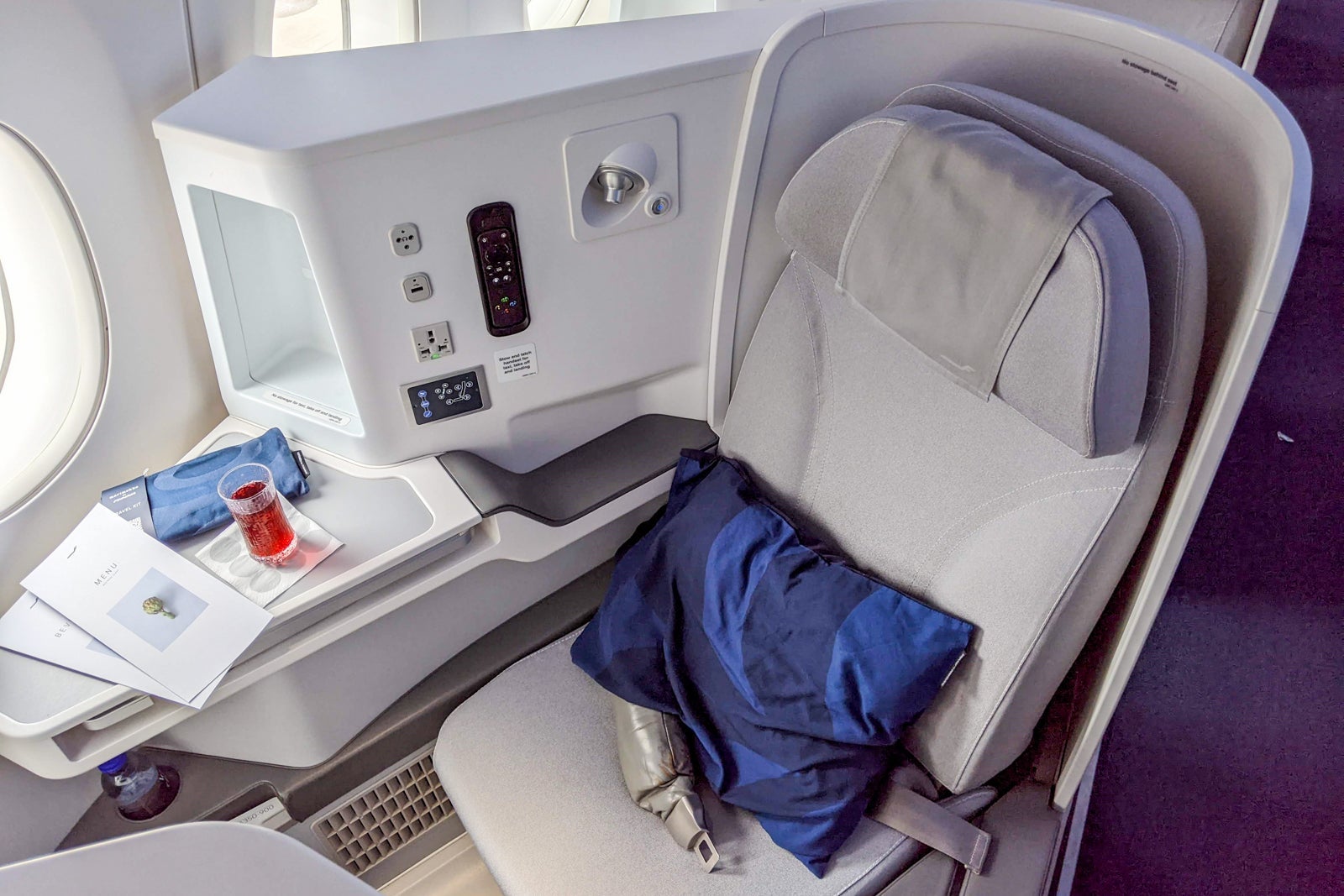 Finnair business class seat