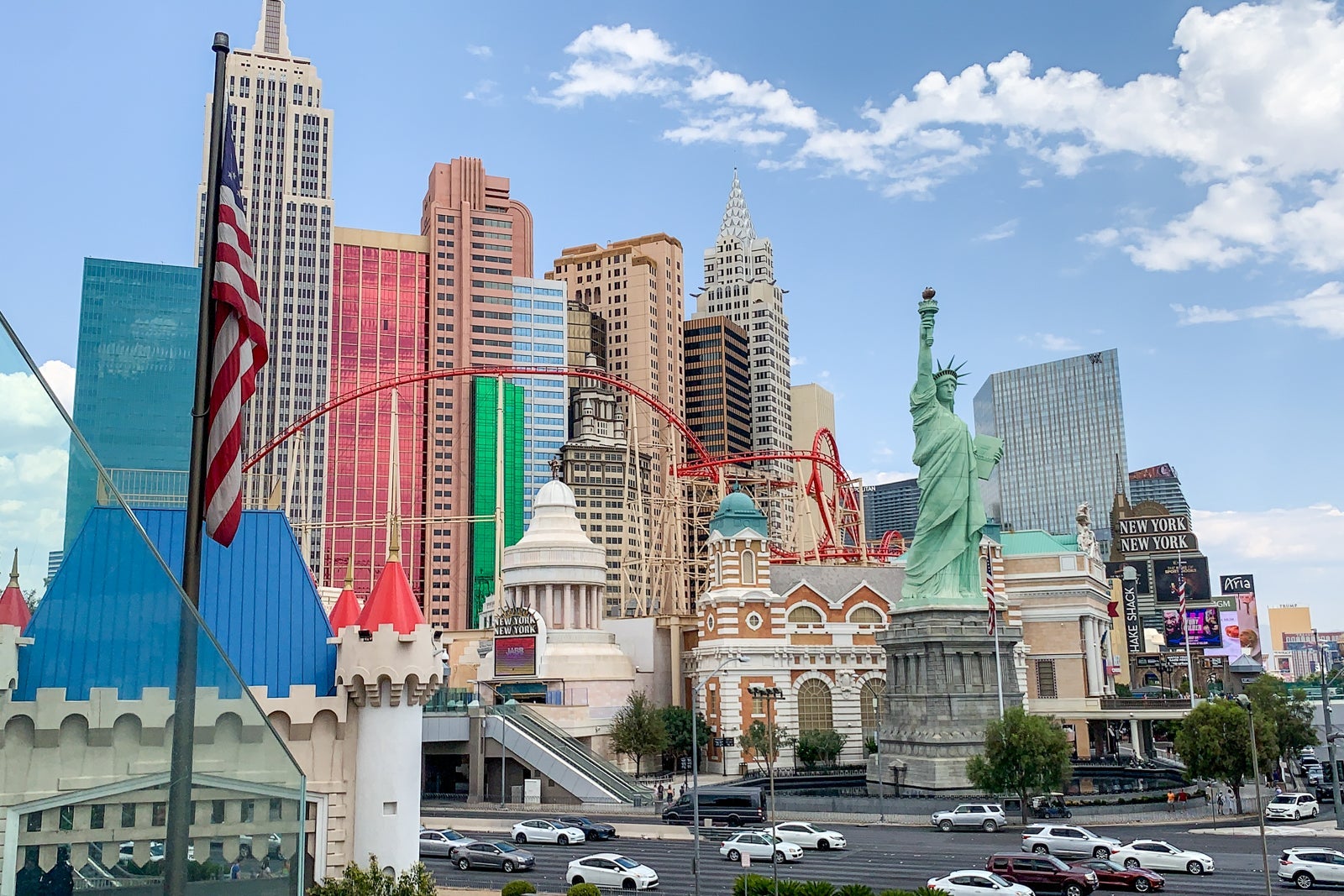 Big Apple coaster at New York-New York in Vegas