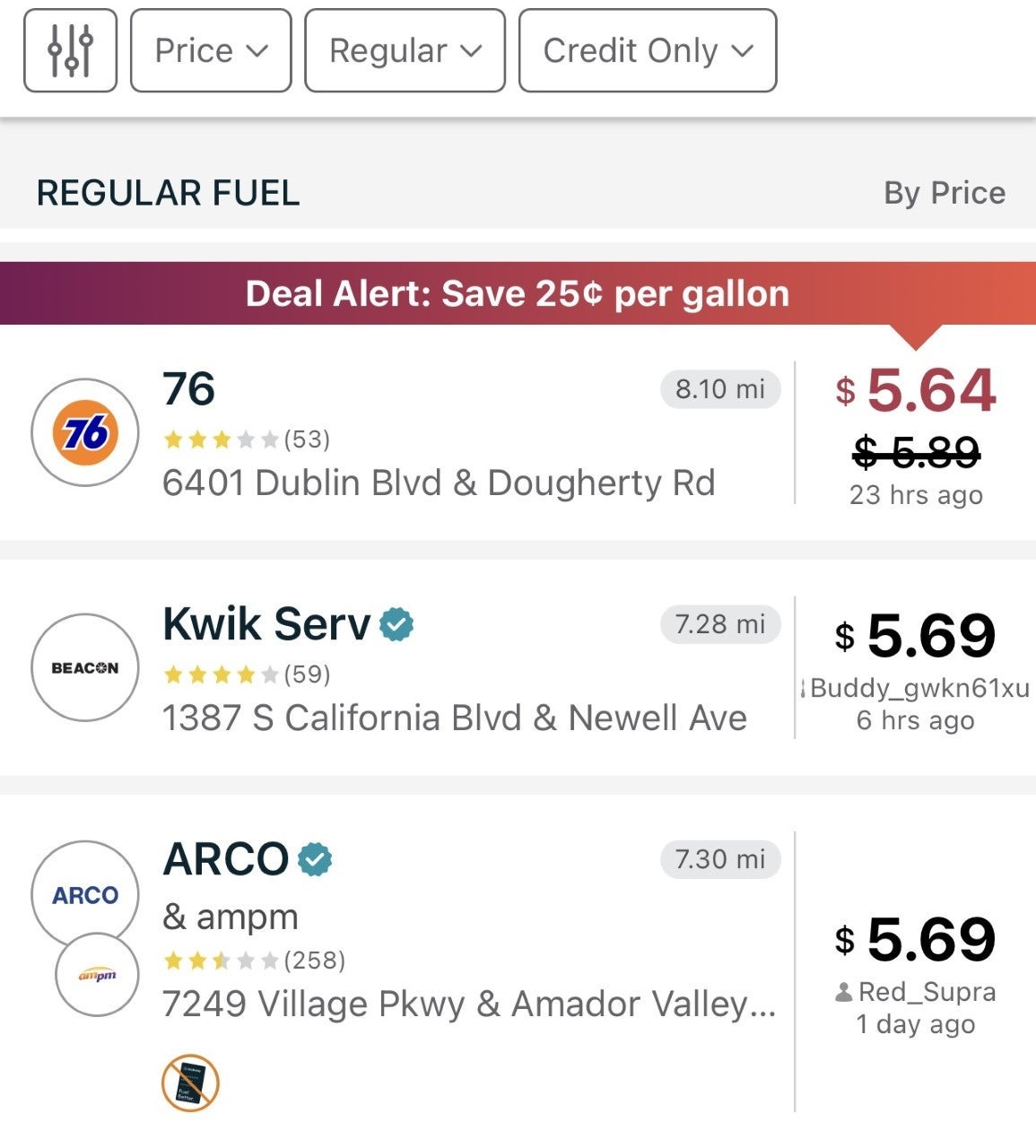 GasBuddy stations