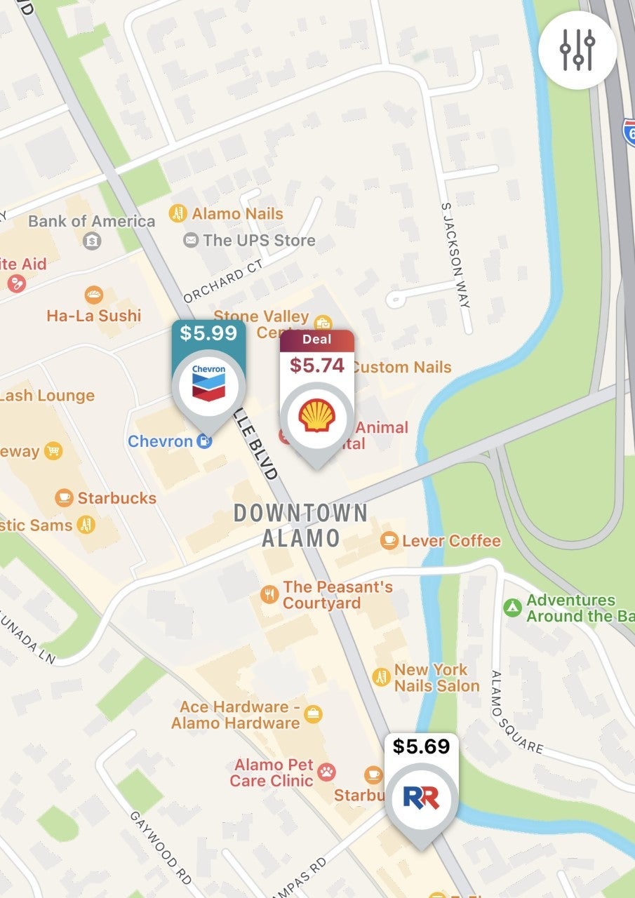 GasBuddymap