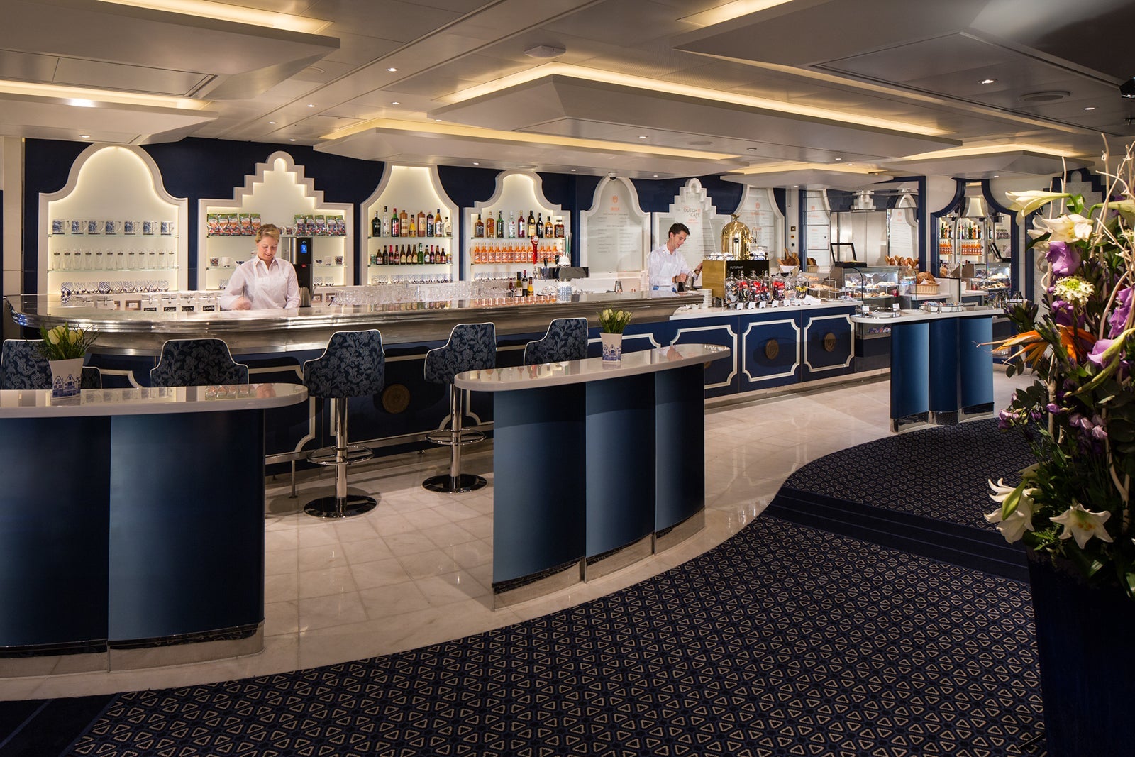 Holland America's Grand Dutch Cafe.