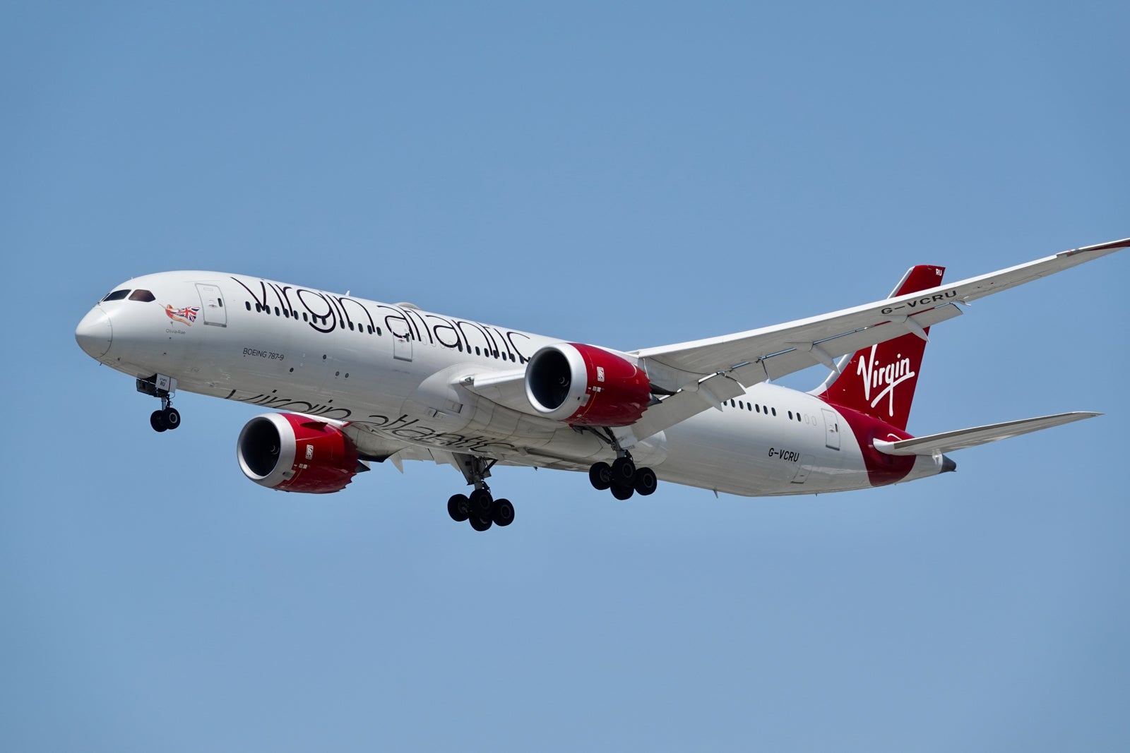 virgin atlantic plane