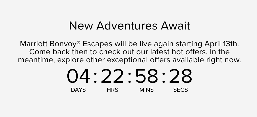 Marriott Bonvoy Escapes
