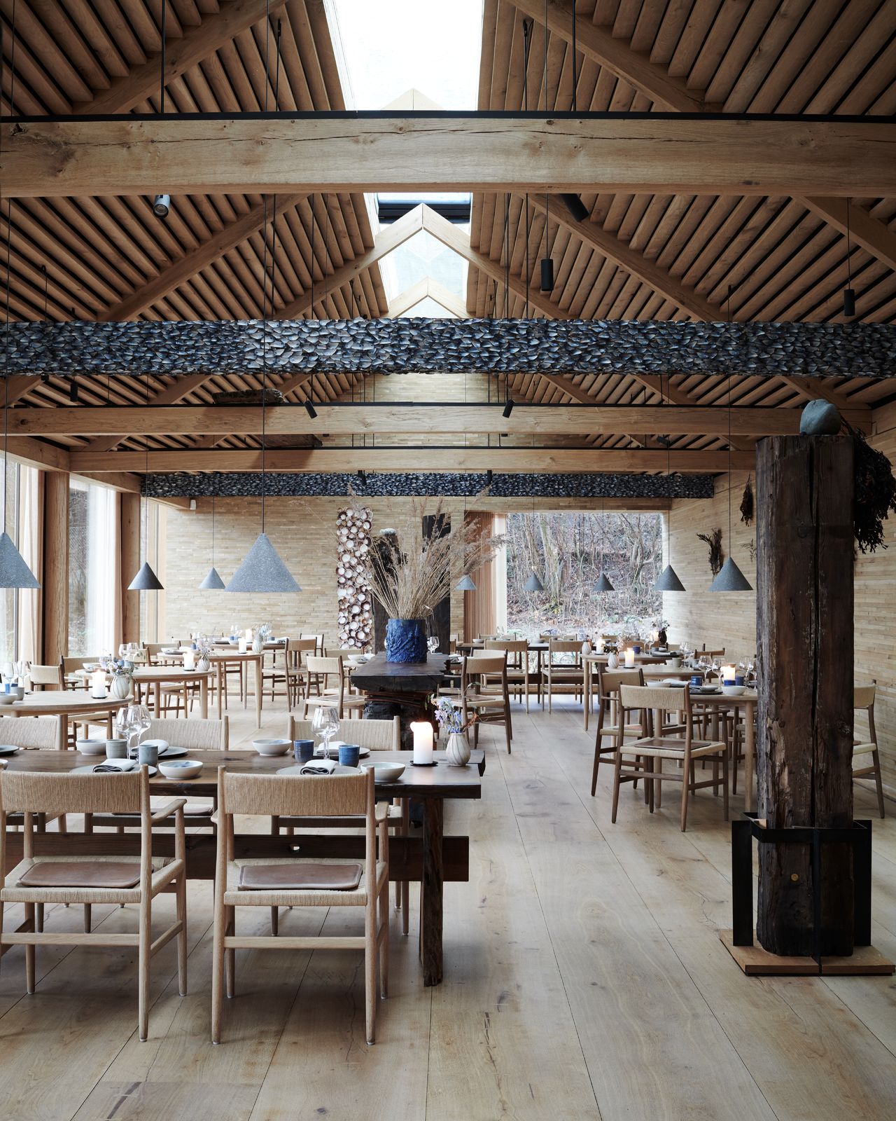 noma restaurant's dining room in Copenhagen, Denmark