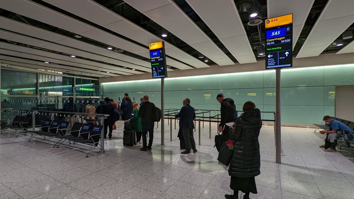 London Heathrow Airport.