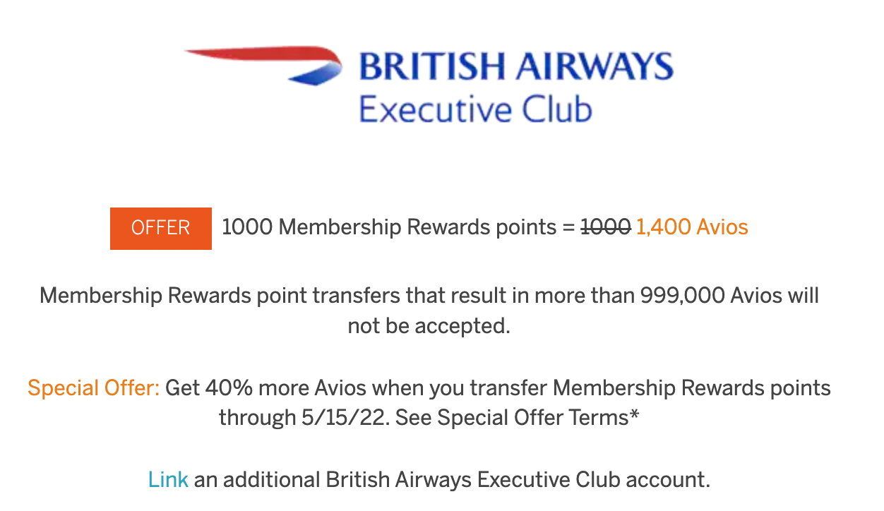 British Airways Amex