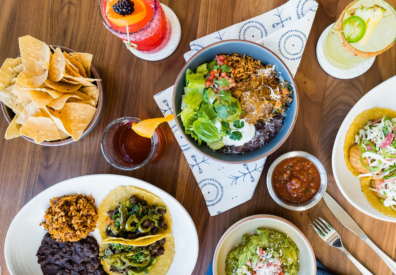 Mexican food from Blanco Tacos & Tequila