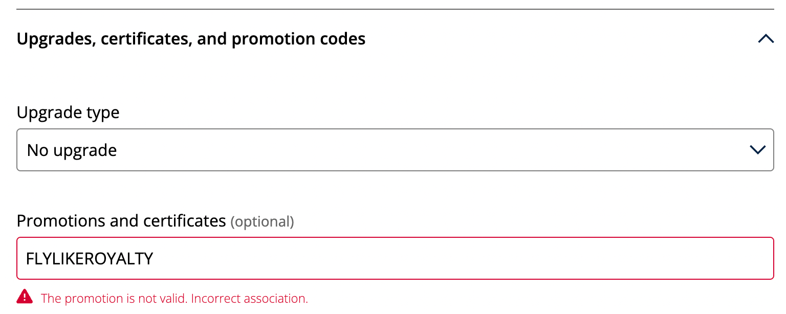 London United business class deal