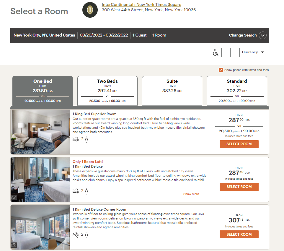 Room rates