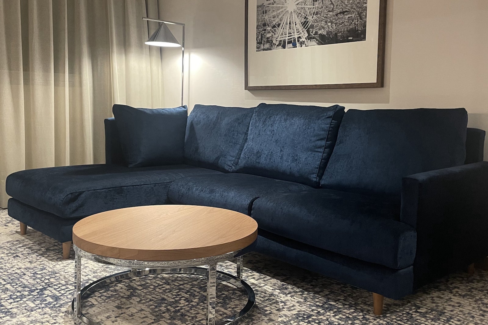 blue couch
