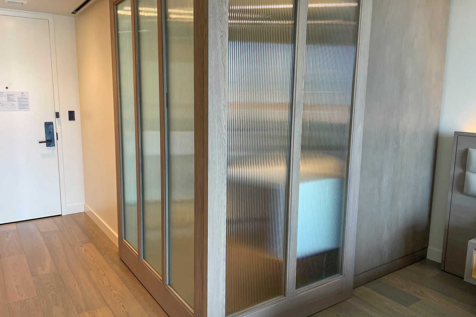 closed bathroom doors