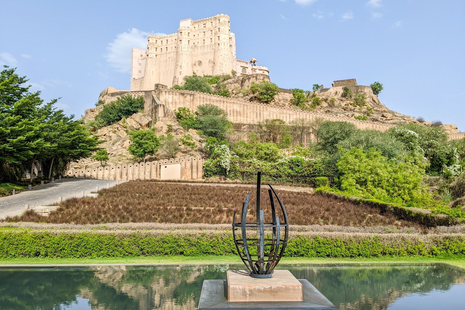 Alila Fort Bishangarh check-in view