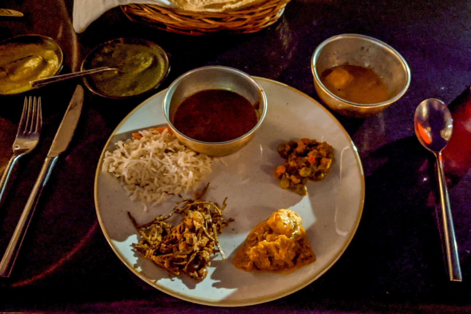 Alila Fort Bishangarh Nazara dinner