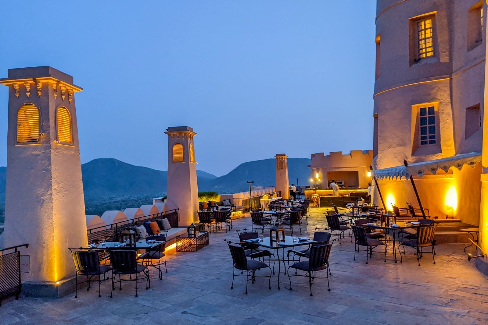 Alila Fort Bishangarh Nazara dinner