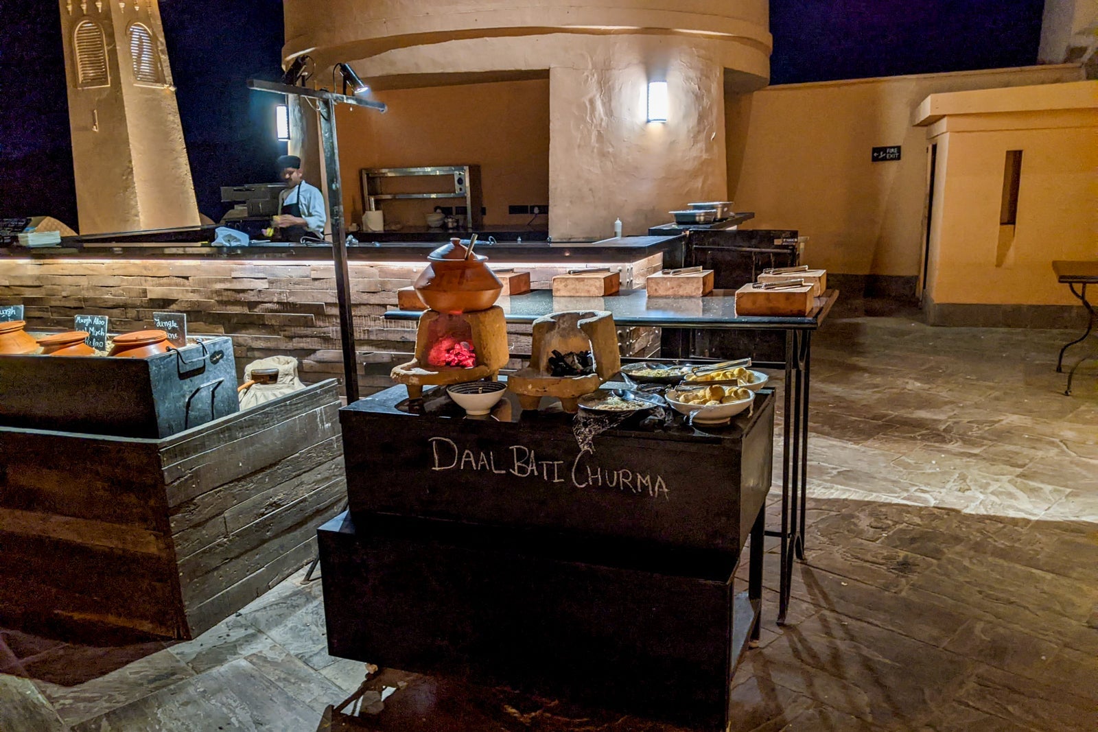 Alila Fort Bishangarh Nazara dinner