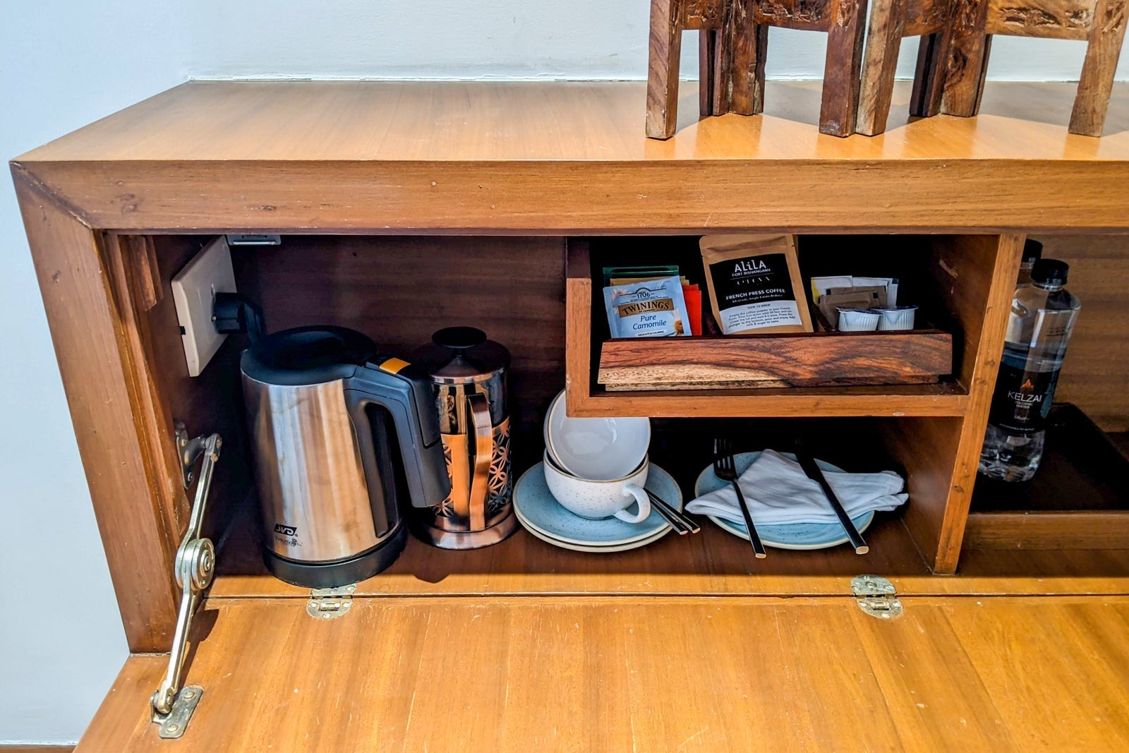 Alila Fort Bishangarh Regal suite minibar