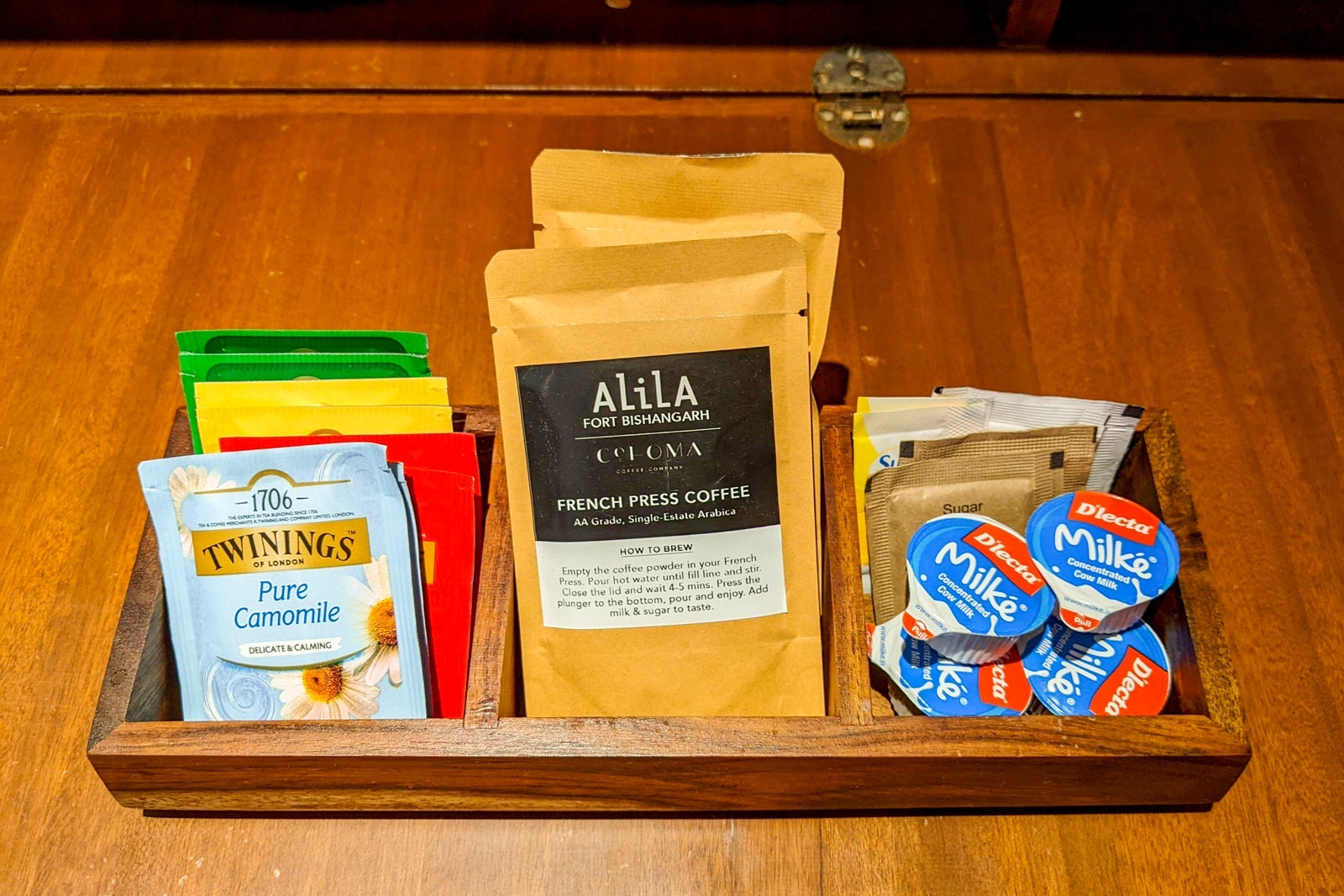 Alila Fort Bishangarh Regal suite drinks