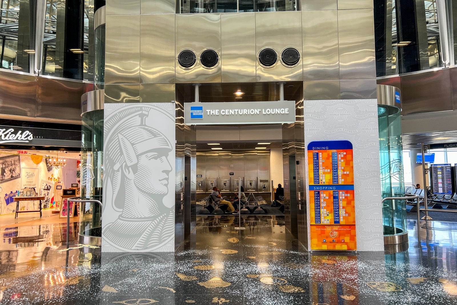 Exterior of Centurion Lounge at MIA