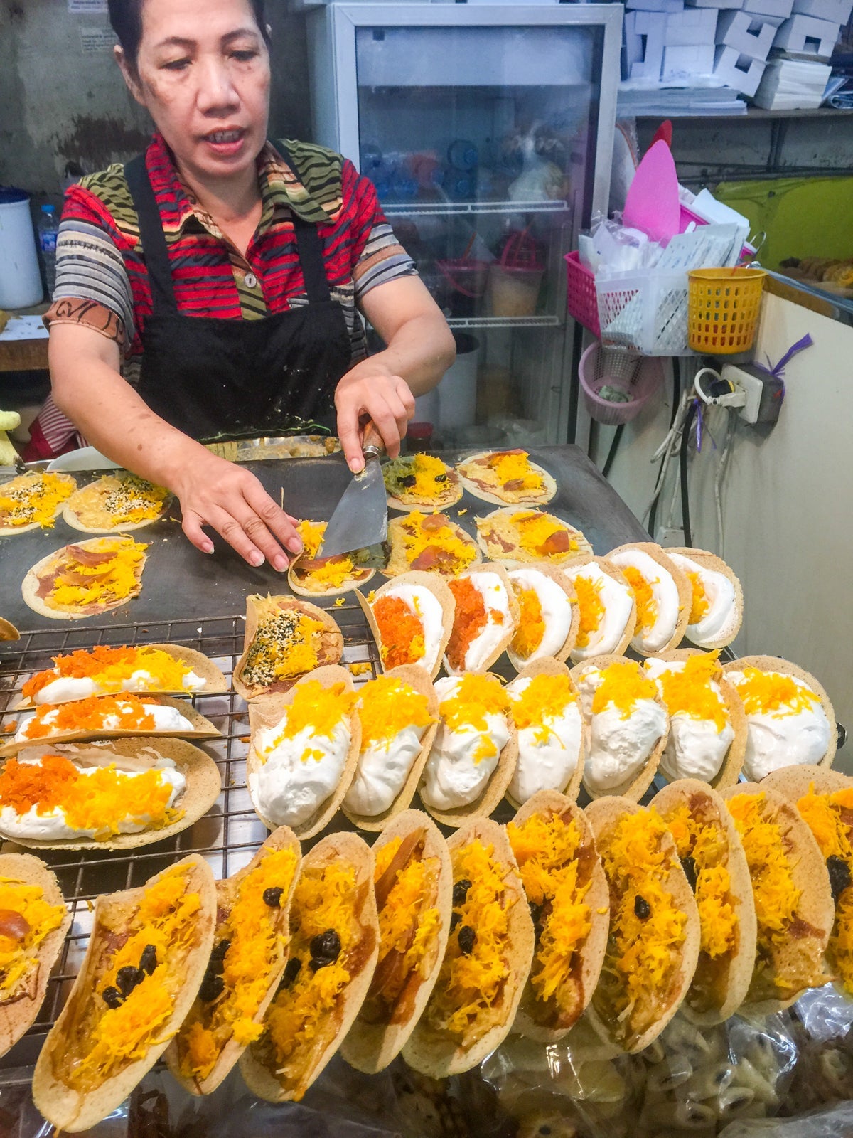 woman cooking Chiang Mai