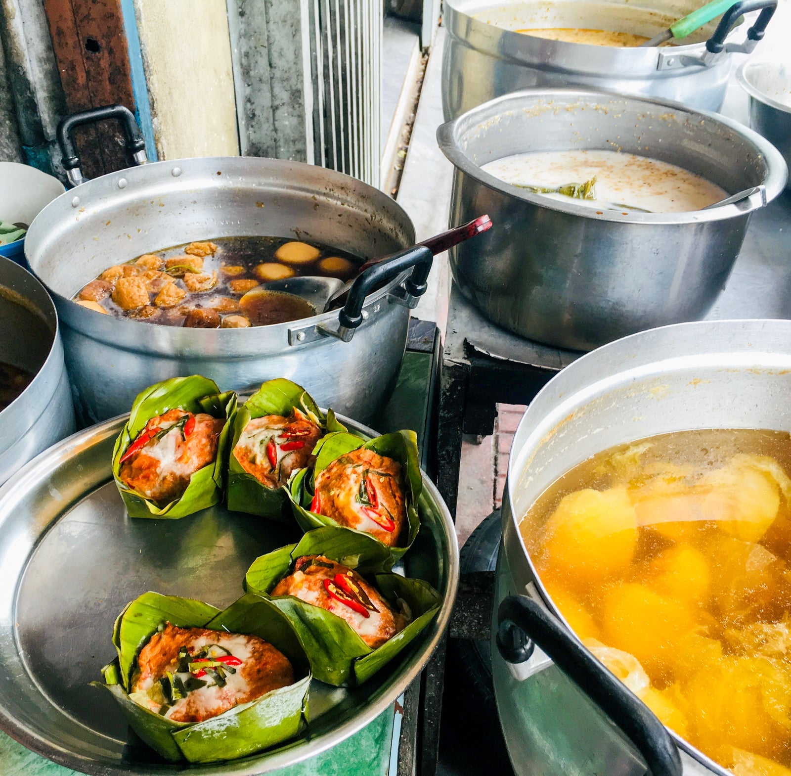 pots cooking Chiang Mai