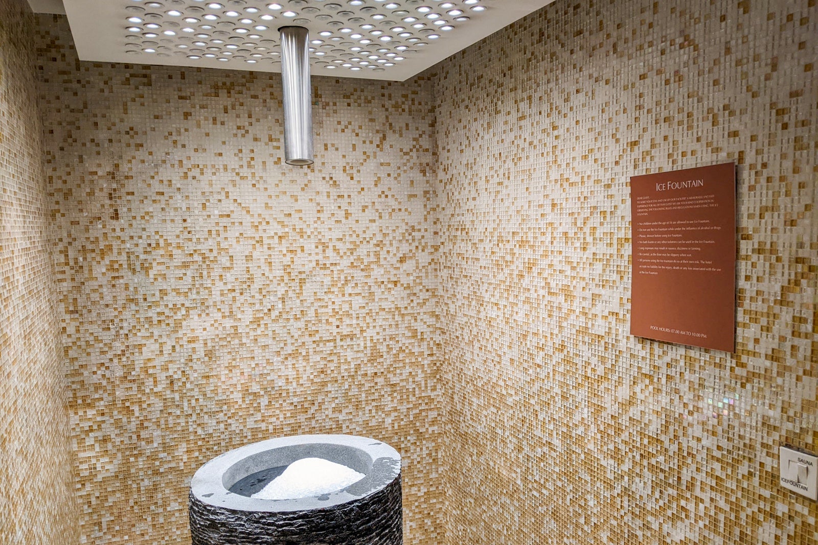 Conrad Bengaluru spa ice