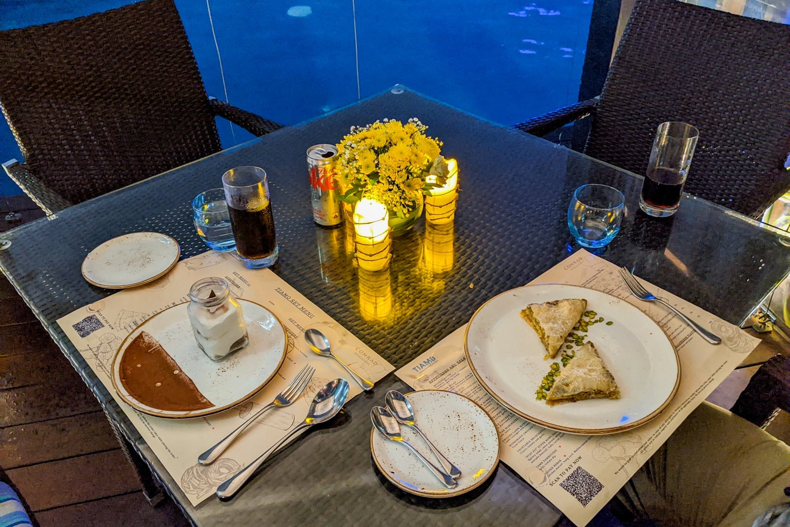 Hilton Conrad Bengaluru Tiamo dessert