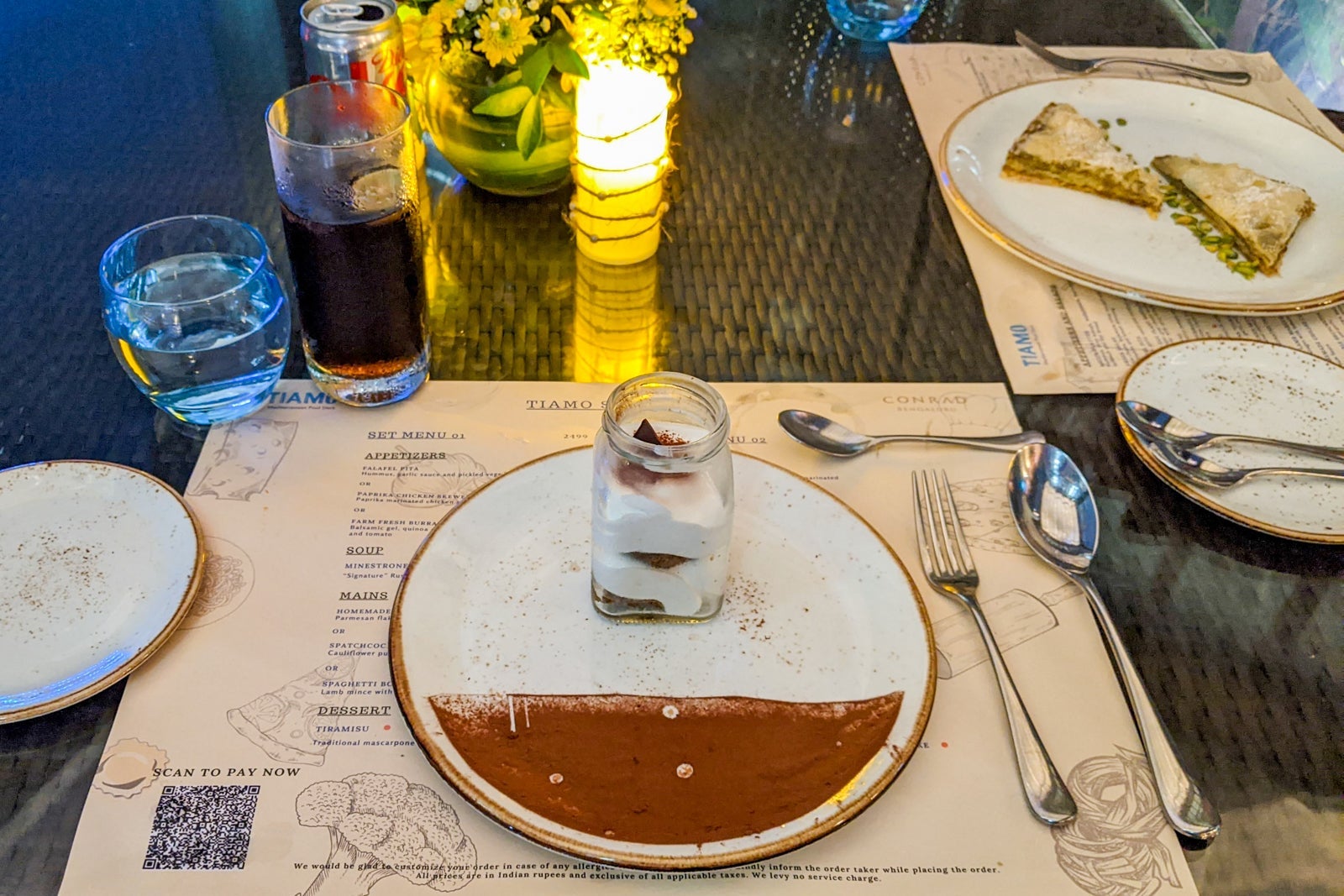 Hilton Conrad Bengaluru Tiamo dessert