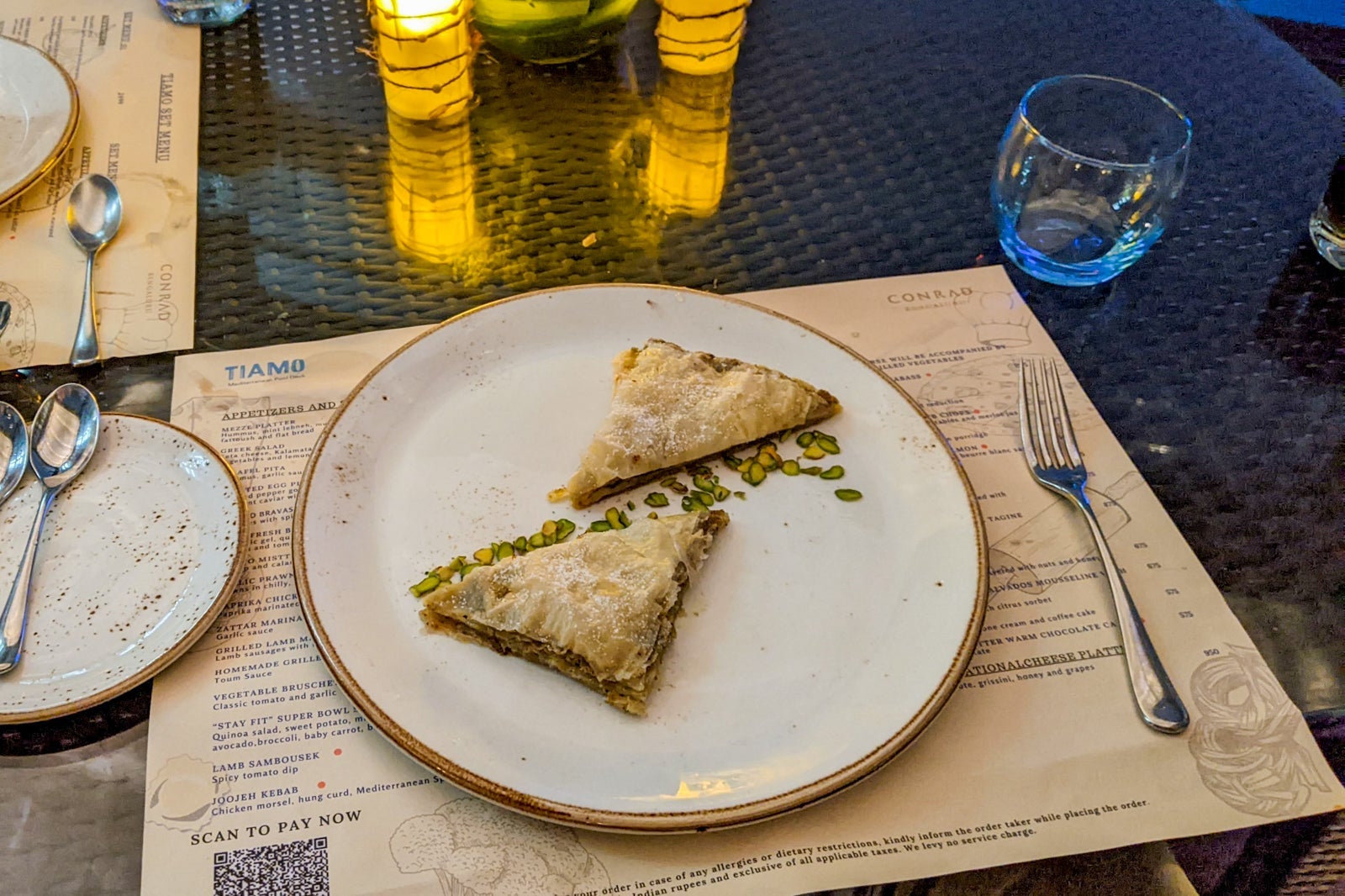 Hilton Conrad Bengaluru Tiamo dessert