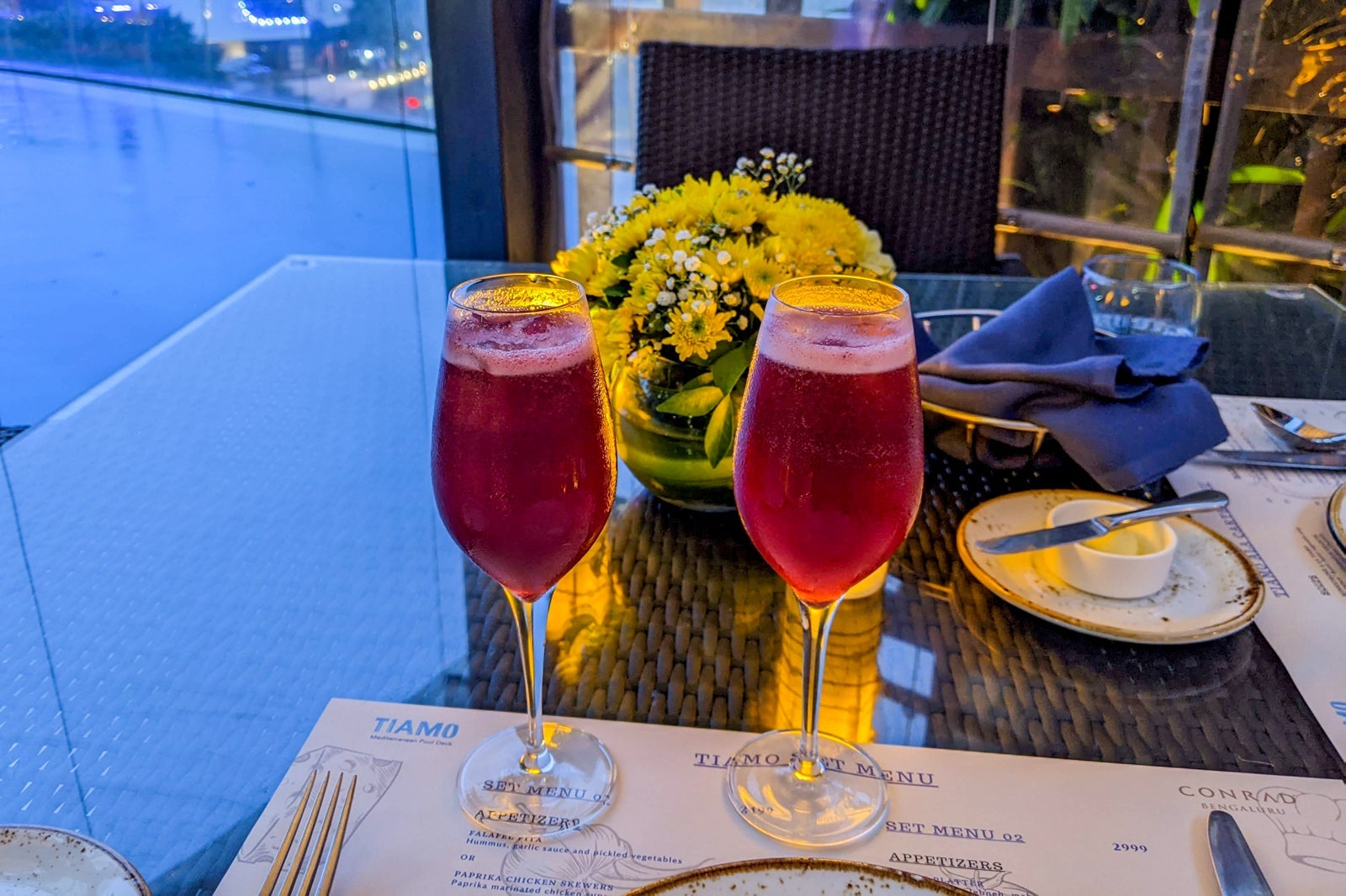 Hilton Conrad Bengaluru Tiamo drinks